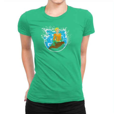 Part of Arthur's World Exclusive - Womens Premium T-Shirts RIPT Apparel Small / Kelly Green