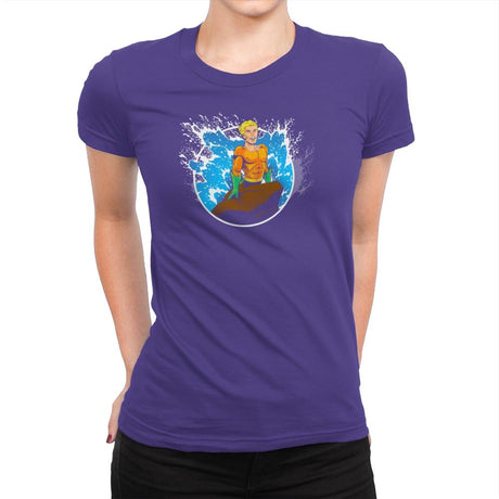 Part of Arthur's World Exclusive - Womens Premium T-Shirts RIPT Apparel Small / Purple Rush