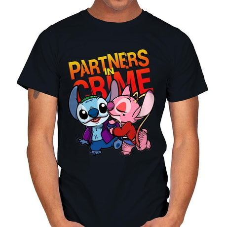 Partners in Crime - Mens T-Shirts RIPT Apparel Small / Black