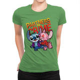 Partners in Crime - Womens Premium T-Shirts RIPT Apparel Small / Kelly