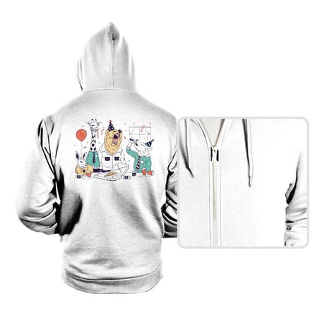 Party Animals! - Hoodies Hoodies RIPT Apparel Small / White