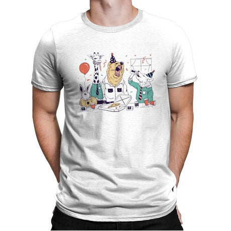 Party Animals! - Mens Premium T-Shirts RIPT Apparel Small / White