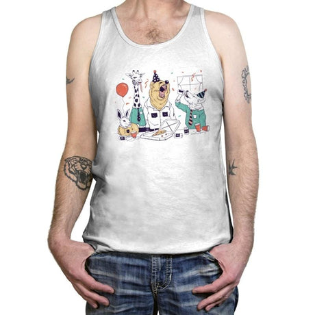 Party Animals! - Tanktop Tanktop RIPT Apparel X-Small / White