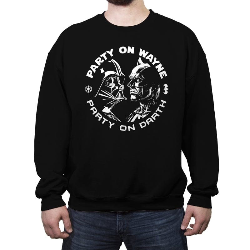 Party On - Crew Neck Sweatshirt Crew Neck Sweatshirt RIPT Apparel Small / Black