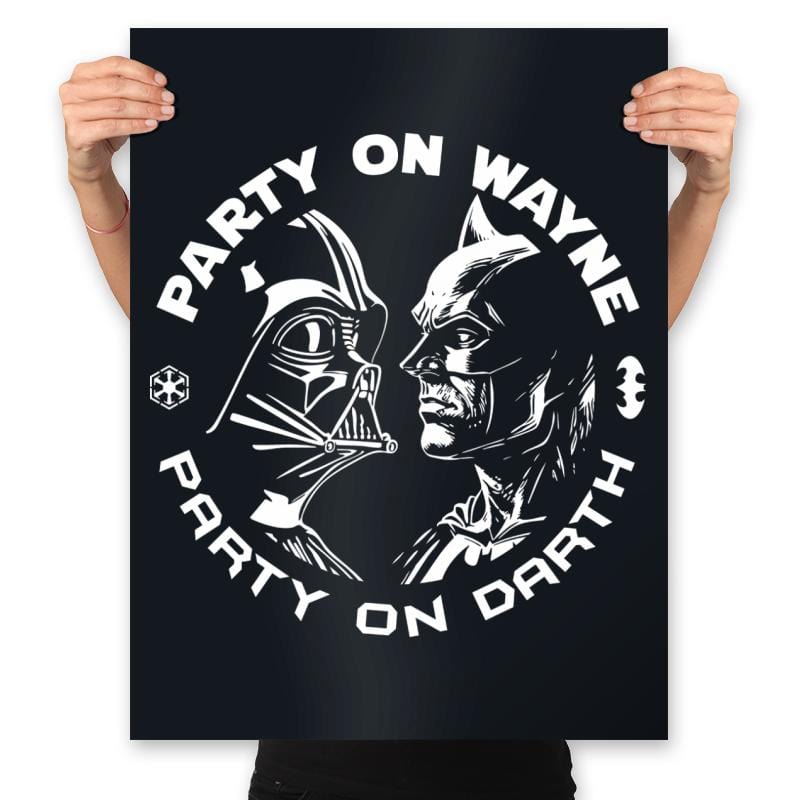 Party On - Prints Posters RIPT Apparel 18x24 / Black