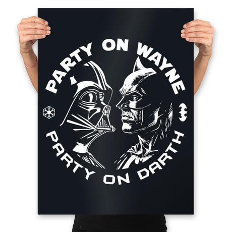 Party On - Prints Posters RIPT Apparel 18x24 / Black
