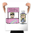 Patriarchy Lessons! - Prints Posters RIPT Apparel 18x24 / White