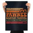 Pawnee Harvest Festival - Prints Posters RIPT Apparel 18x24 / Black