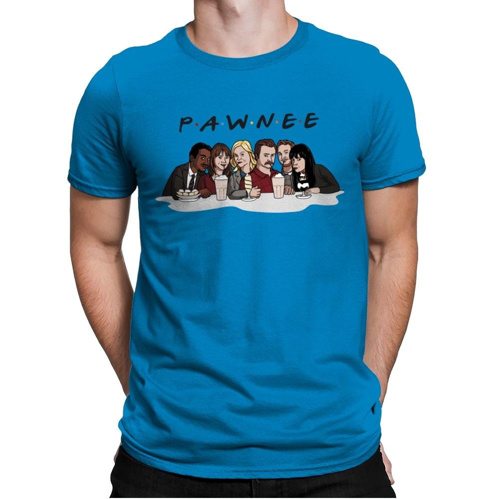Pawnee - Mens Premium T-Shirts RIPT Apparel Small / Turqouise