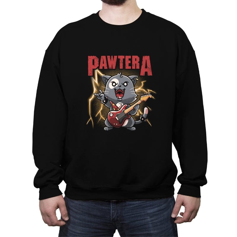 Pawtera - Crew Neck Sweatshirt Crew Neck Sweatshirt RIPT Apparel Small / Black