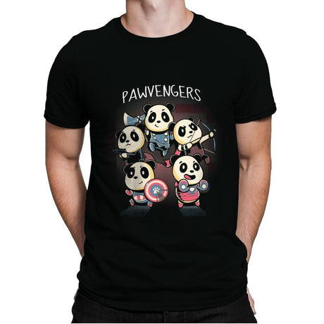 Pawvengers - Mens Premium T-Shirts RIPT Apparel Small / Black