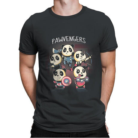 Pawvengers - Mens Premium T-Shirts RIPT Apparel Small / Heavy Metal
