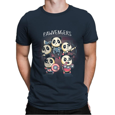 Pawvengers - Mens Premium T-Shirts RIPT Apparel Small / Indigo