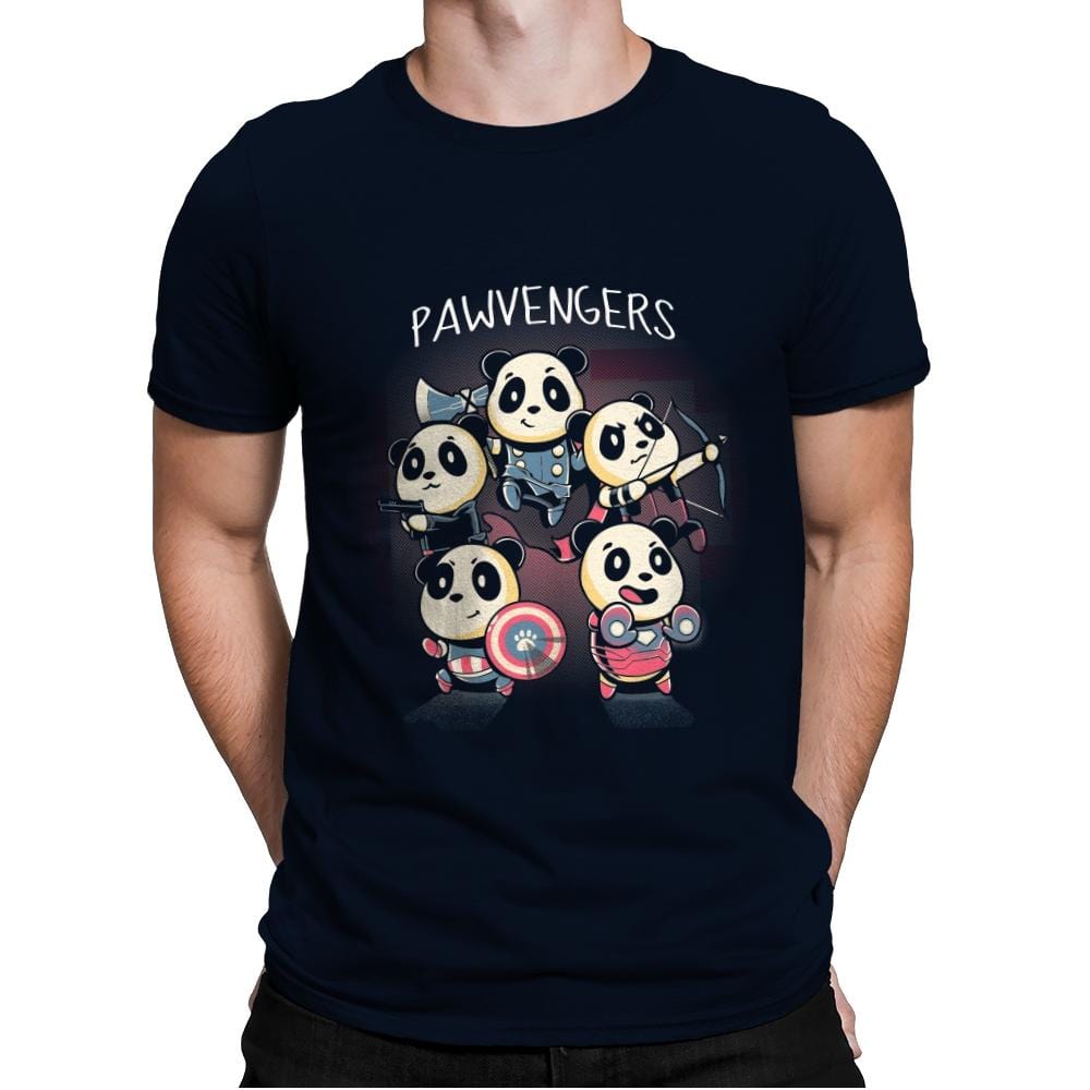 Pawvengers - Mens Premium T-Shirts RIPT Apparel Small / Midnight Navy