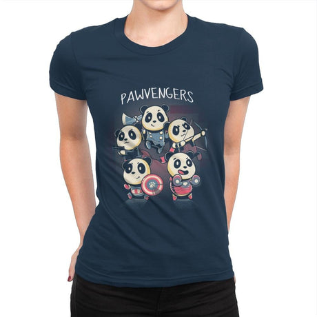 Pawvengers - Womens Premium T-Shirts RIPT Apparel Small / Midnight Navy
