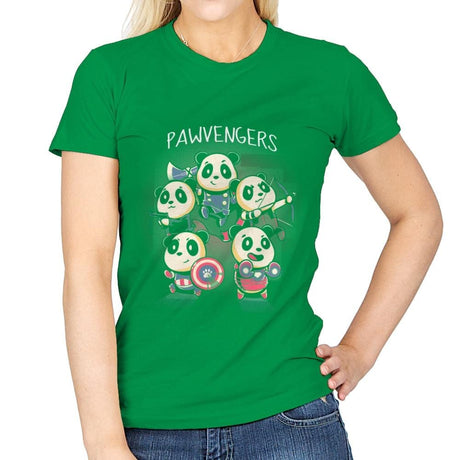 Pawvengers - Womens T-Shirts RIPT Apparel Small / Irish Green