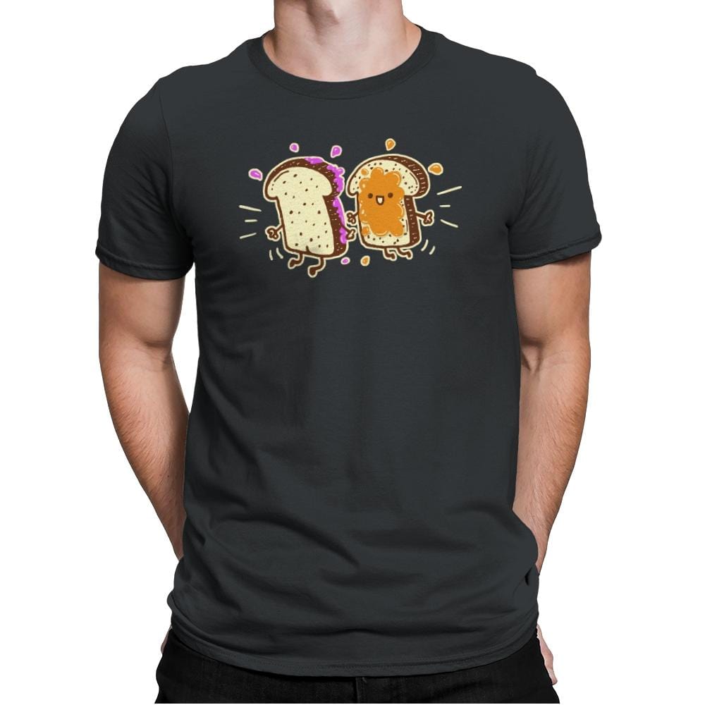 PB & J - Mens Premium T-Shirts RIPT Apparel Small / Heavy Metal
