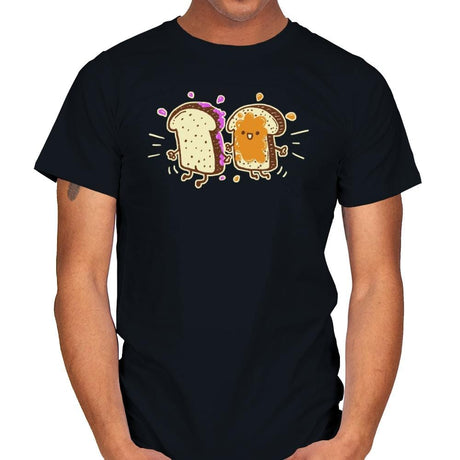 PB & J - Mens T-Shirts RIPT Apparel Small / Black