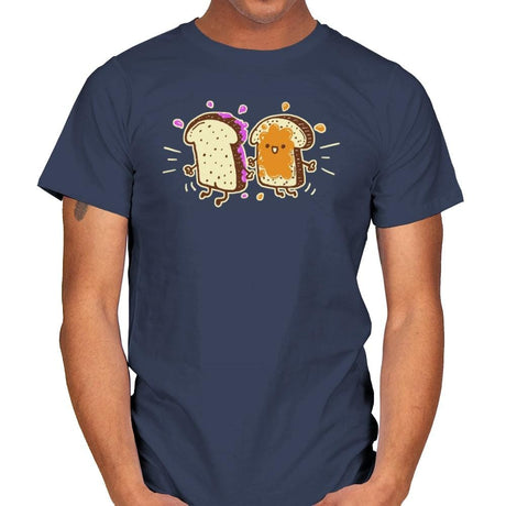 PB & J - Mens T-Shirts RIPT Apparel Small / Navy