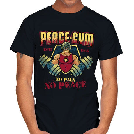 Peace Gym - Mens T-Shirts RIPT Apparel Small / Black