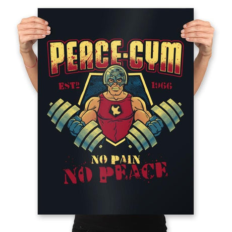 Peace Gym - Prints Posters RIPT Apparel 18x24 / Black