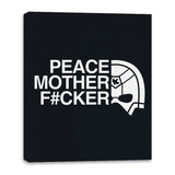 Peace Mother - Canvas Wraps Canvas Wraps RIPT Apparel 16x20 / Black