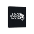 Peace Mother - Canvas Wraps Canvas Wraps RIPT Apparel 8x10 / Black