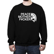 Peace Mother - Crew Neck Sweatshirt Crew Neck Sweatshirt RIPT Apparel Small / Black