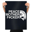 Peace Mother - Prints Posters RIPT Apparel 18x24 / Black