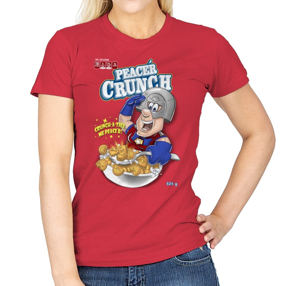 Peace´r Crunch - Womens T-Shirts RIPT Apparel Small / Red