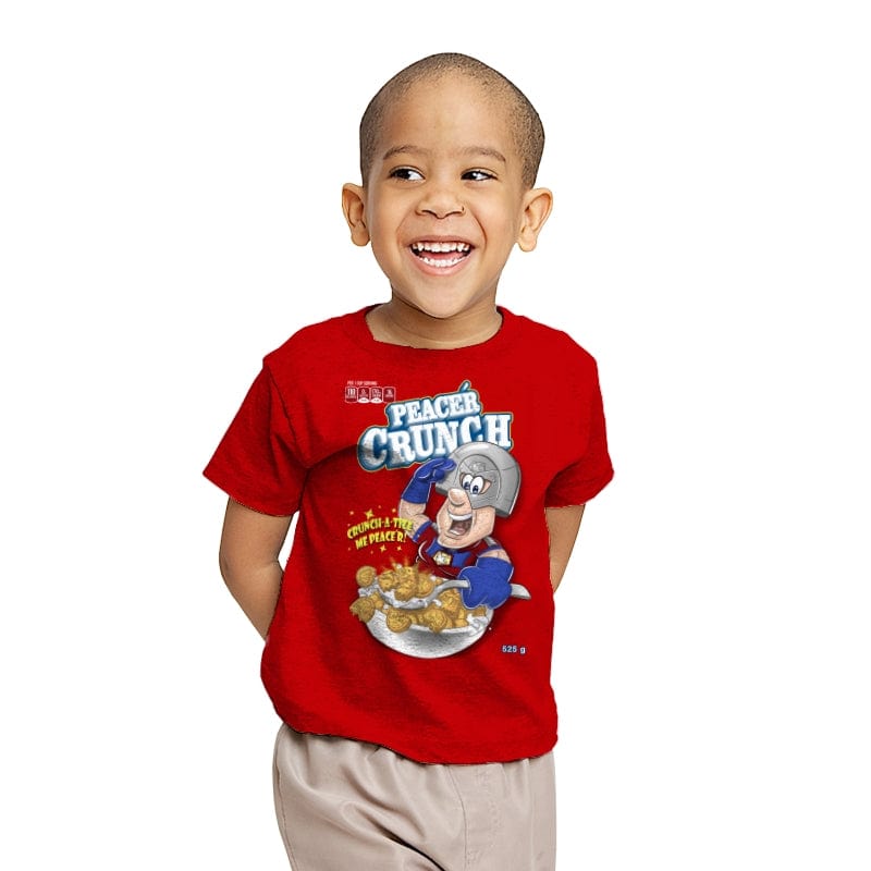 Peace´r Crunch - Youth T-Shirts RIPT Apparel X-small / Red