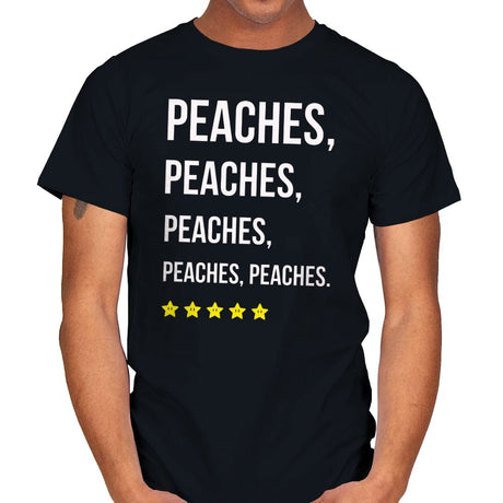 Peaches, Five Stars - Mens T-Shirts RIPT Apparel Small / Black