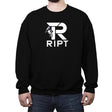 Peaking Reaper - Crew Neck Sweatshirt Crew Neck Sweatshirt RIPT Apparel Small / Black