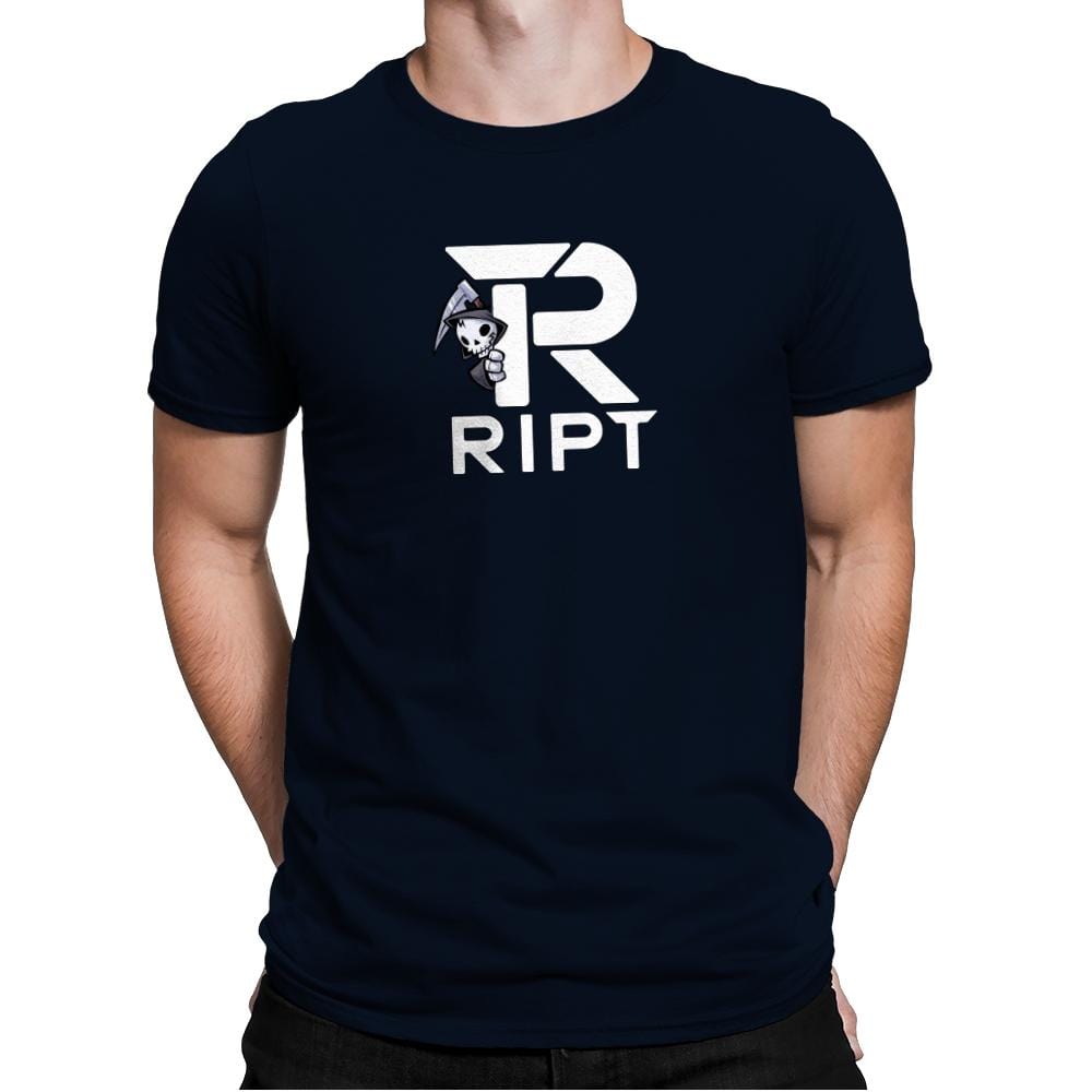 Peaking Reaper - Mens Premium T-Shirts RIPT Apparel Small / Midnight Navy
