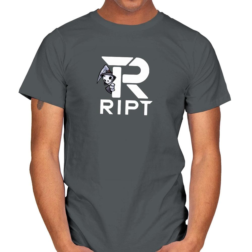 Peaking Reaper - Mens T-Shirts RIPT Apparel Small / Charcoal