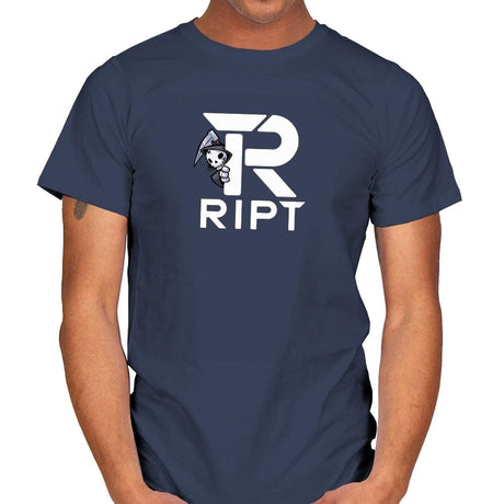 Peaking Reaper - Mens T-Shirts RIPT Apparel Small / Navy