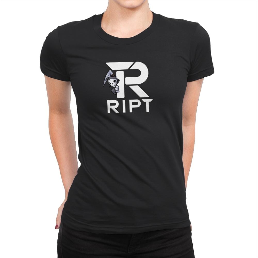 Peaking Reaper - Womens Premium T-Shirts RIPT Apparel Small / Black