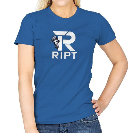 Peaking Reaper - Womens T-Shirts RIPT Apparel Small / Royal