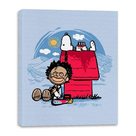Peanut Massacre - Canvas Wraps Canvas Wraps RIPT Apparel 16x20 / Baby Blue