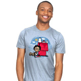Peanut Massacre - Mens T-Shirts RIPT Apparel Small / Baby Blue