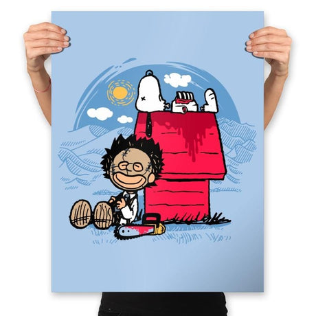 Peanut Massacre - Prints Posters RIPT Apparel 18x24 / Baby Blue