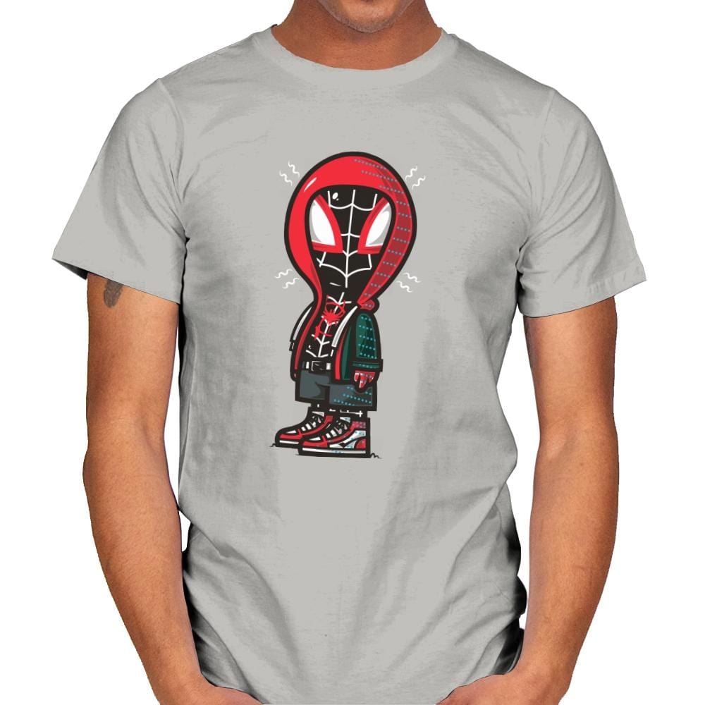 Peanut Spida - Mens T-Shirts RIPT Apparel Small / Ice Grey