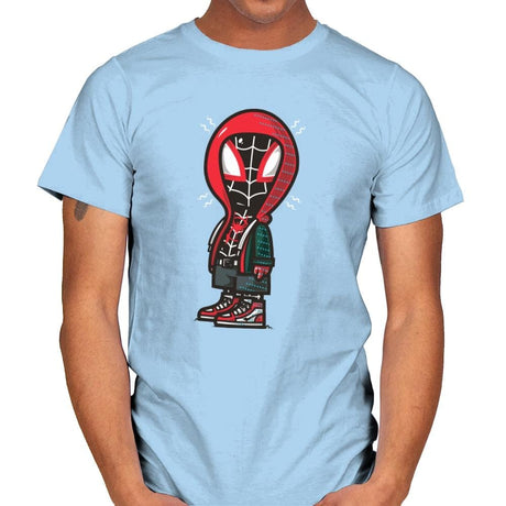 Peanut Spida - Mens T-Shirts RIPT Apparel Small / Light Blue