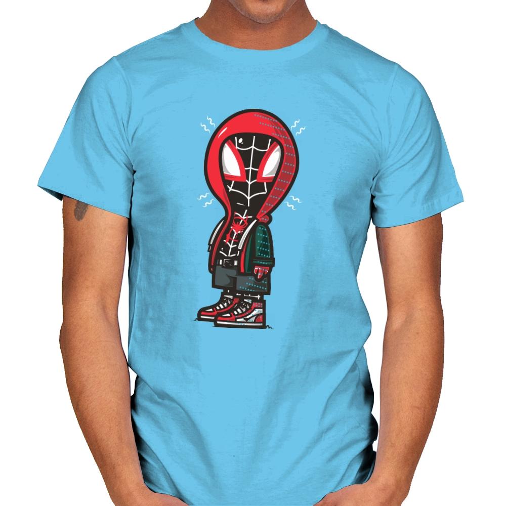 Peanut Spida - Mens T-Shirts RIPT Apparel Small / Sky