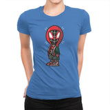 Peanut Spida - Womens Premium T-Shirts RIPT Apparel Small / Tahiti Blue