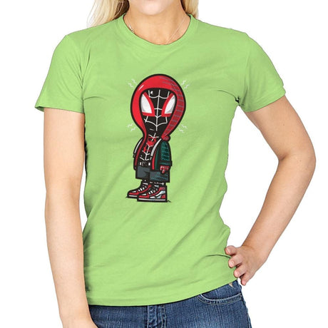 Peanut Spida - Womens T-Shirts RIPT Apparel Small / Mint Green