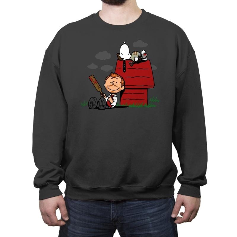 Peanuts of the dead - Crew Neck Sweatshirt Crew Neck Sweatshirt RIPT Apparel Small / Charcoal
