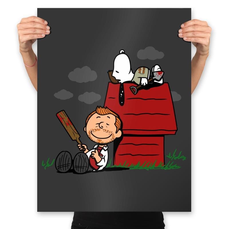 Peanuts of the dead - Prints Posters RIPT Apparel 18x24 / Charcoal