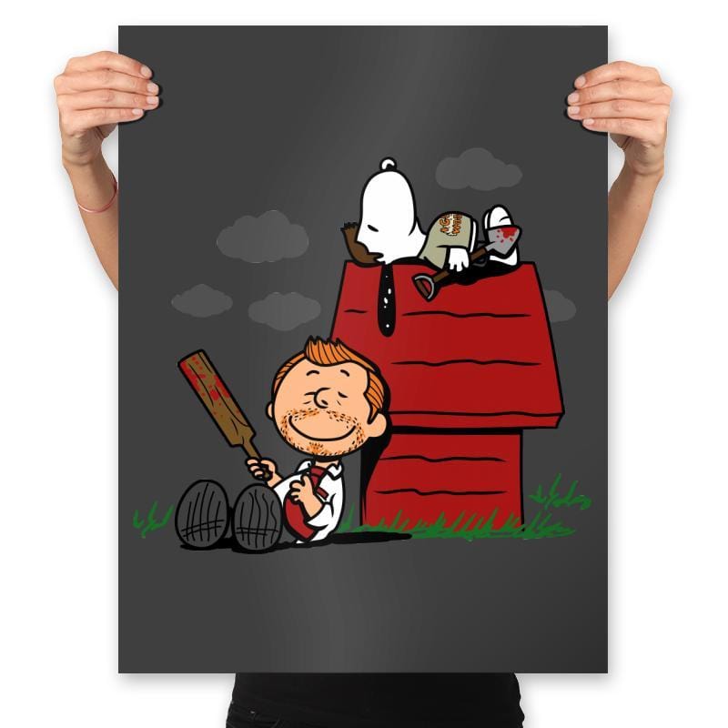 Peanuts of the dead - Prints Posters RIPT Apparel 18x24 / Charcoal