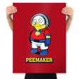 Peemaker - Prints Posters RIPT Apparel 18x24 / Red